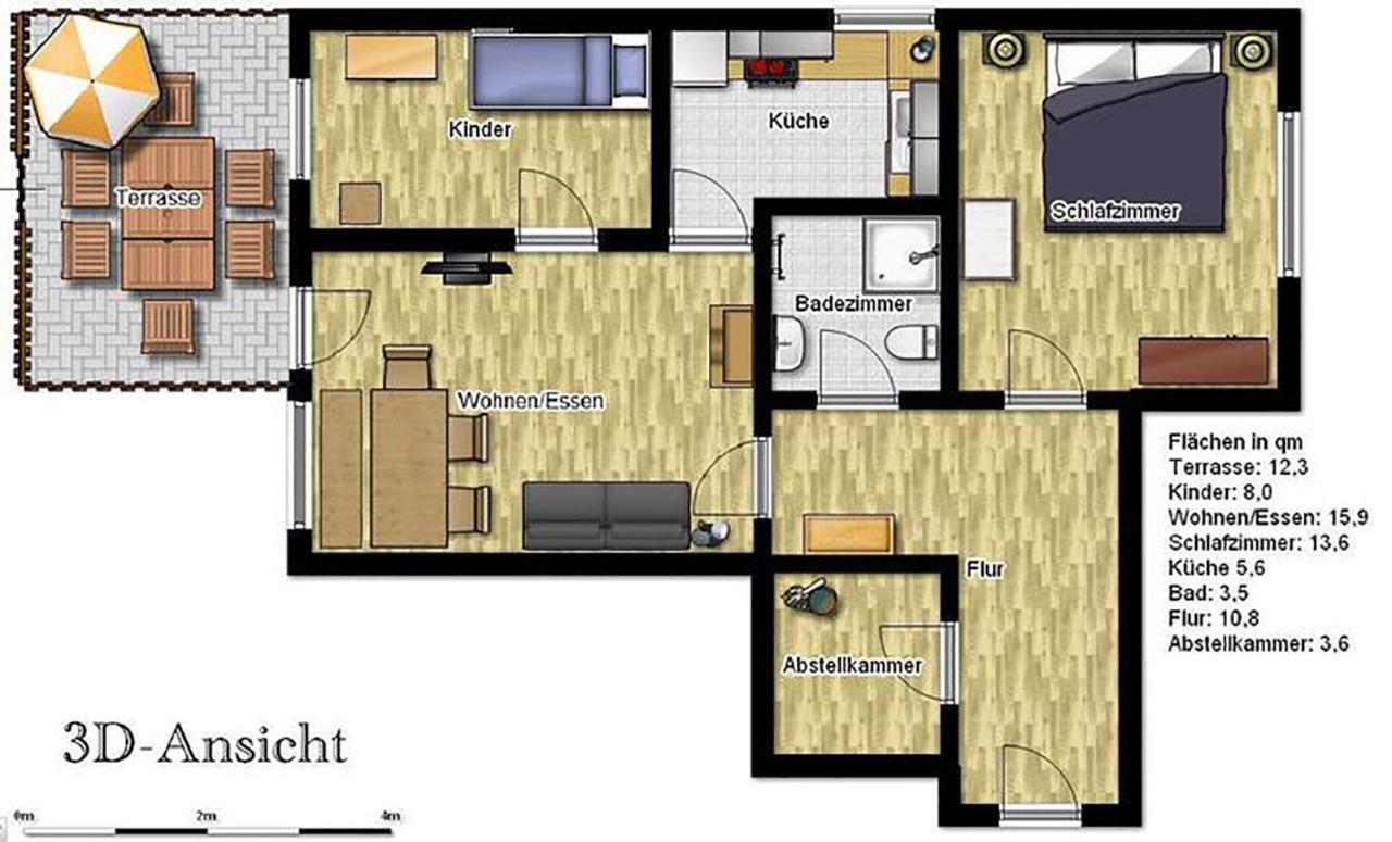 Ferienwohnung Bunte Kuh Wangerooge Extérieur photo